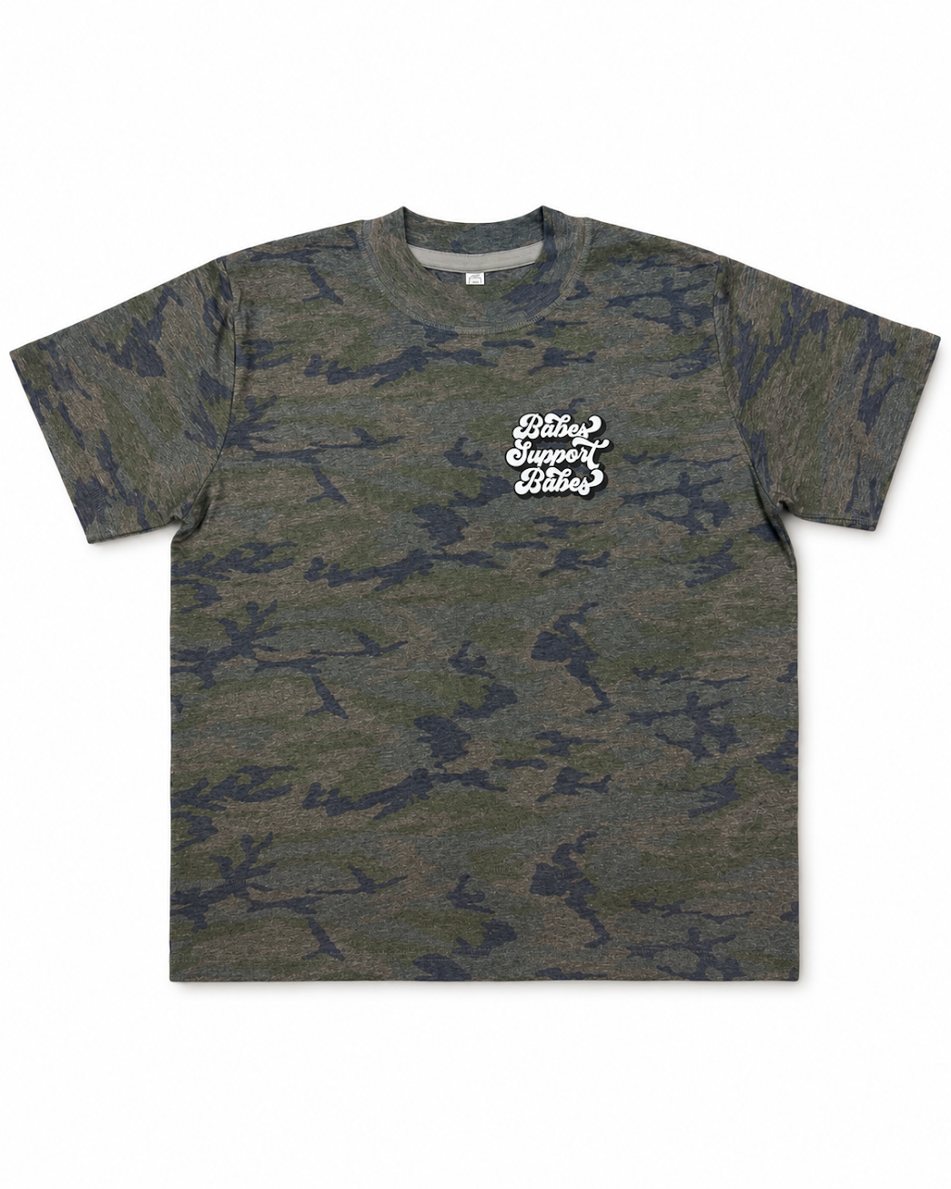 Retro Babes Camo Crop