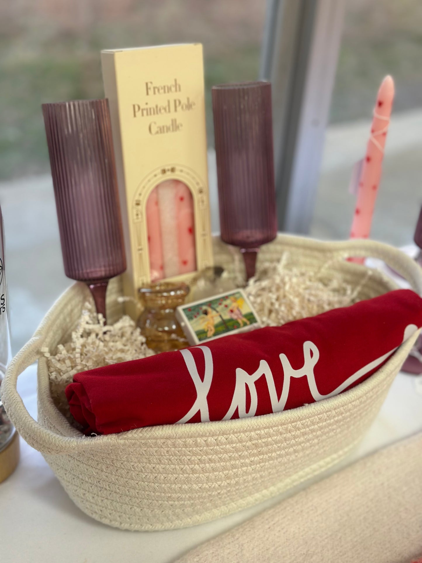 Valentine's Day Wine Basket
