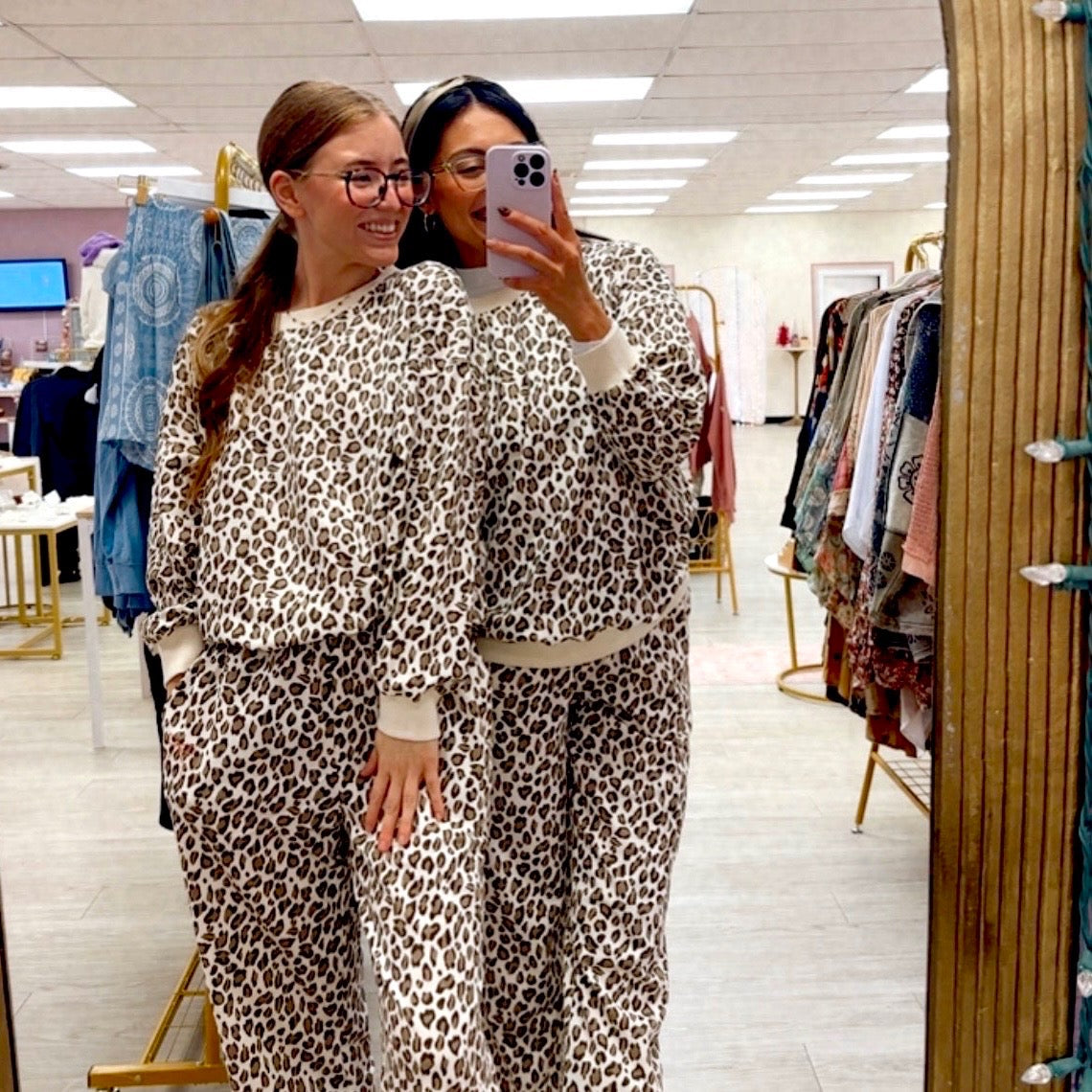 Cheetah Sweat Set