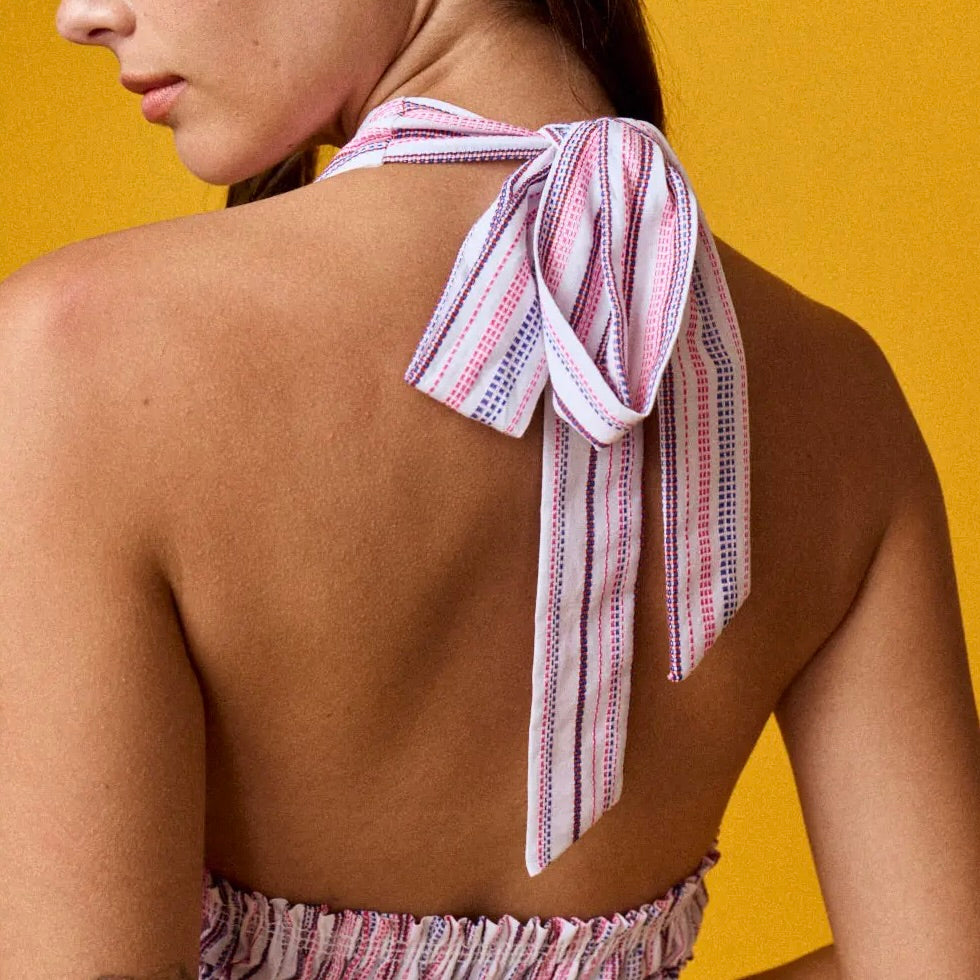 Lara Smocked Waist Halter