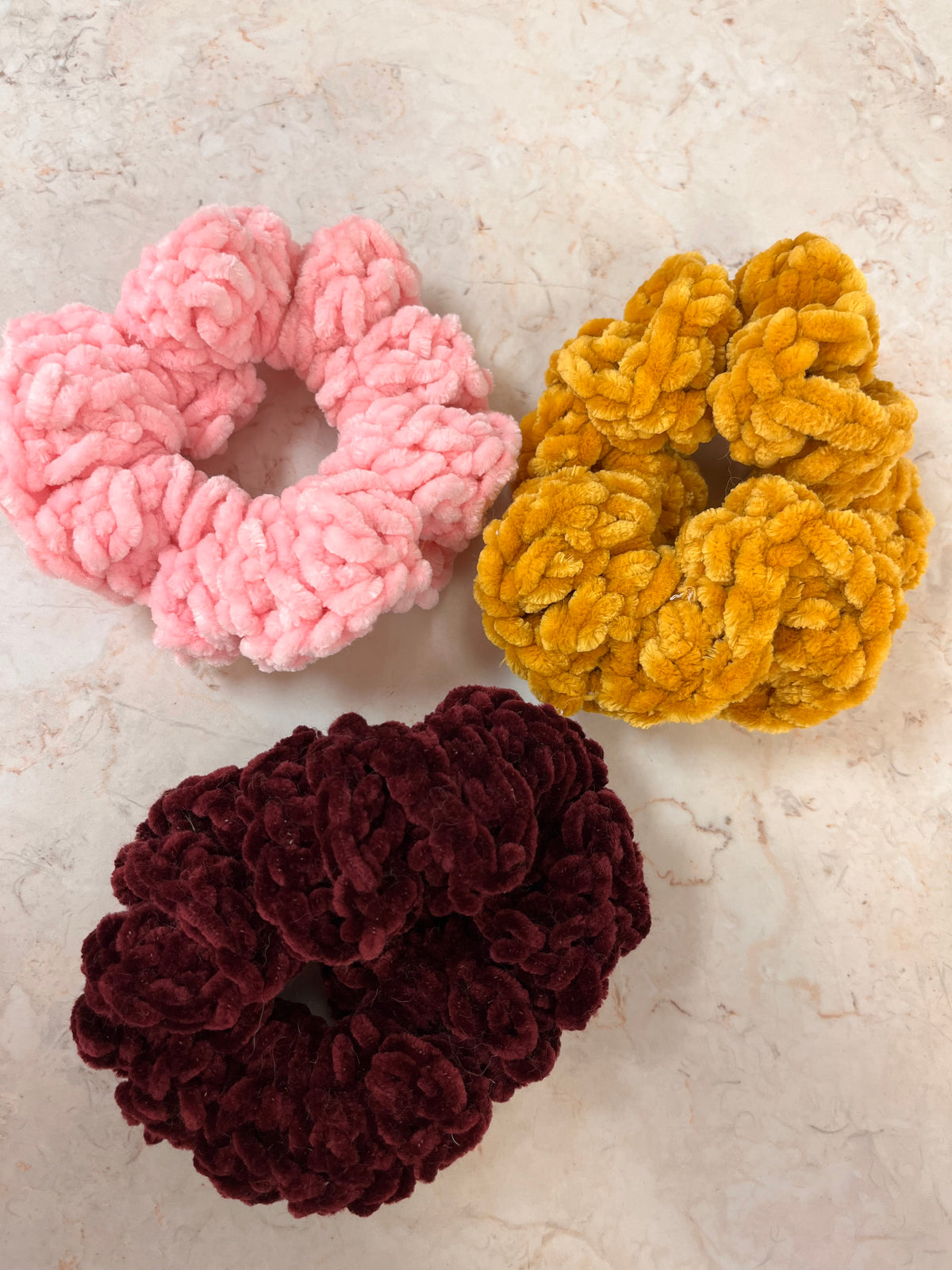 Knit Scrunchies