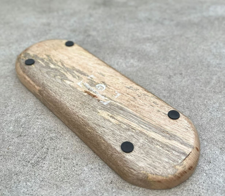 Wooden Boat-Shaped Incense Burner Holder Tree of Life