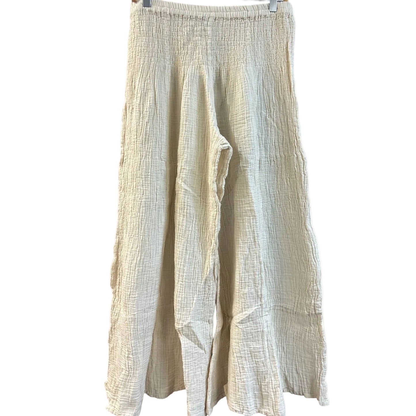 Cotton Elastic Waist OS Palazzo Pant KTK424