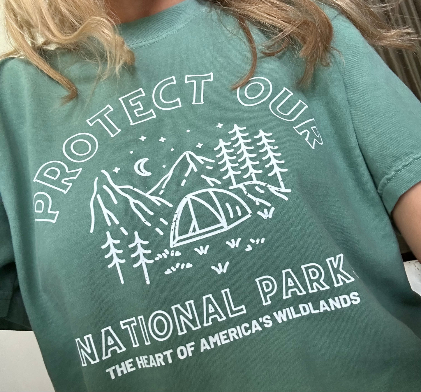 Protect Our National Parks T-Shirt in Green