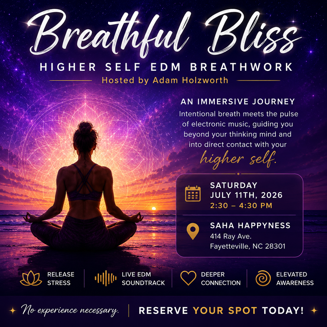 Breathful Bliss w/ Special Guest Adam Holzworth