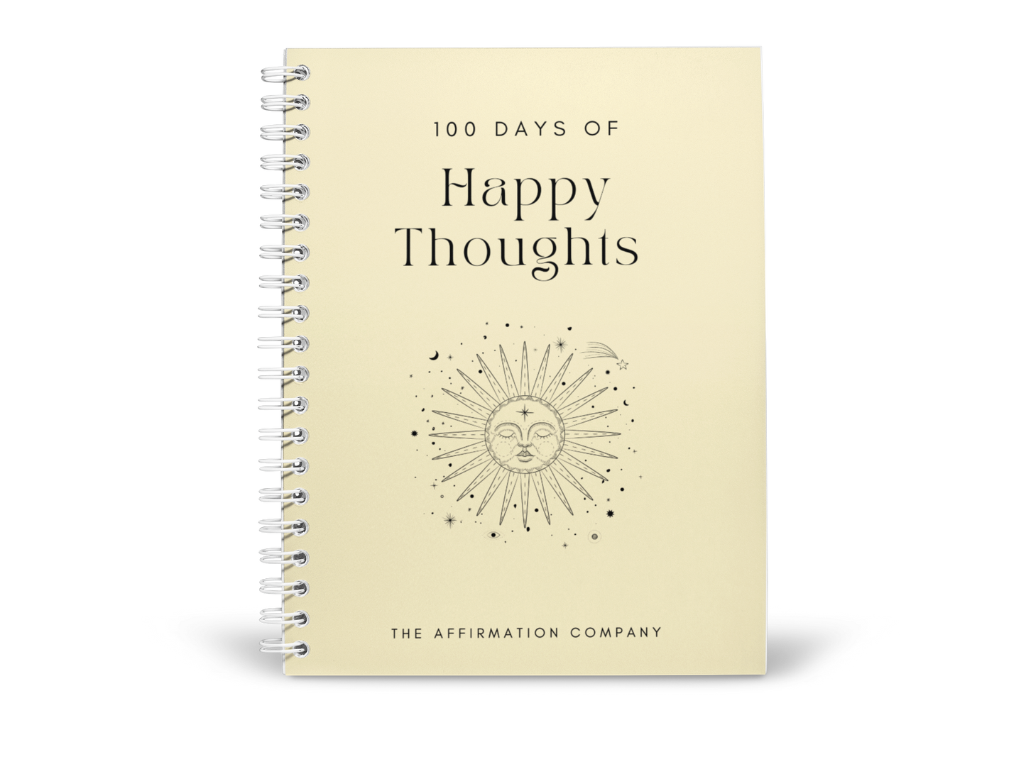 100 Days of Happy Thoughts Journal