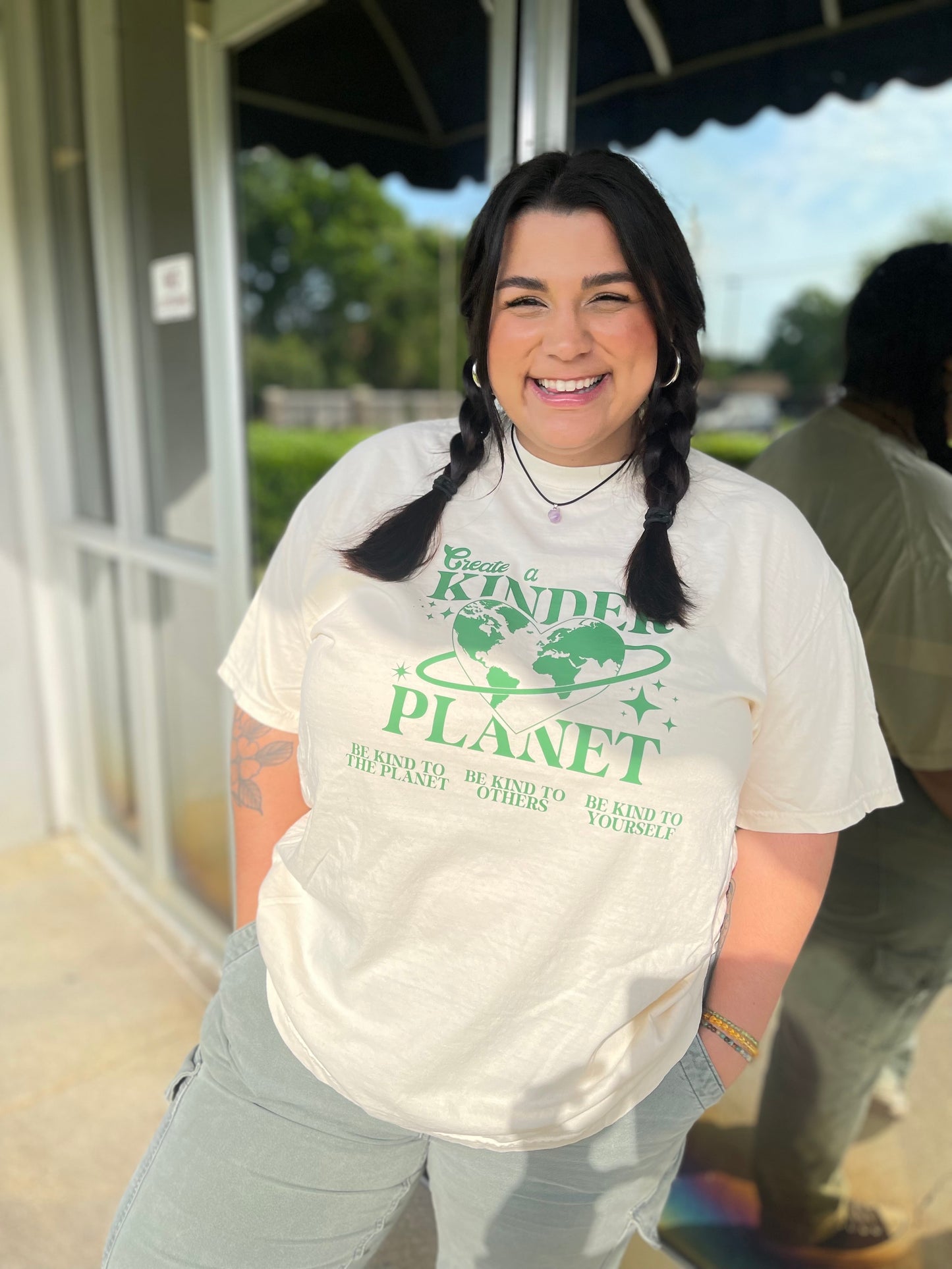 Create a Kinder Planet T-Shirt Cream