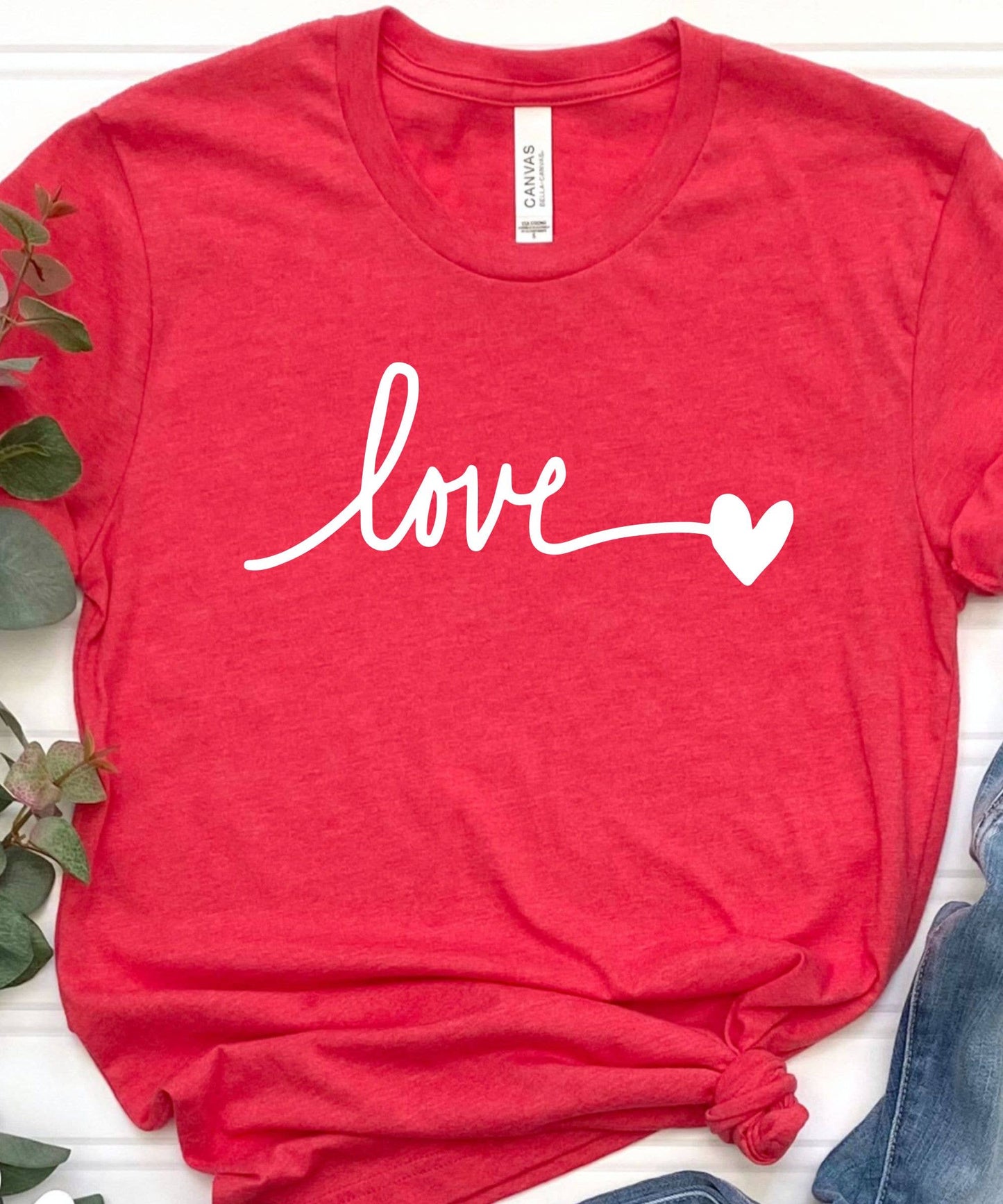 Love Handwriting Valentine's Tshirt