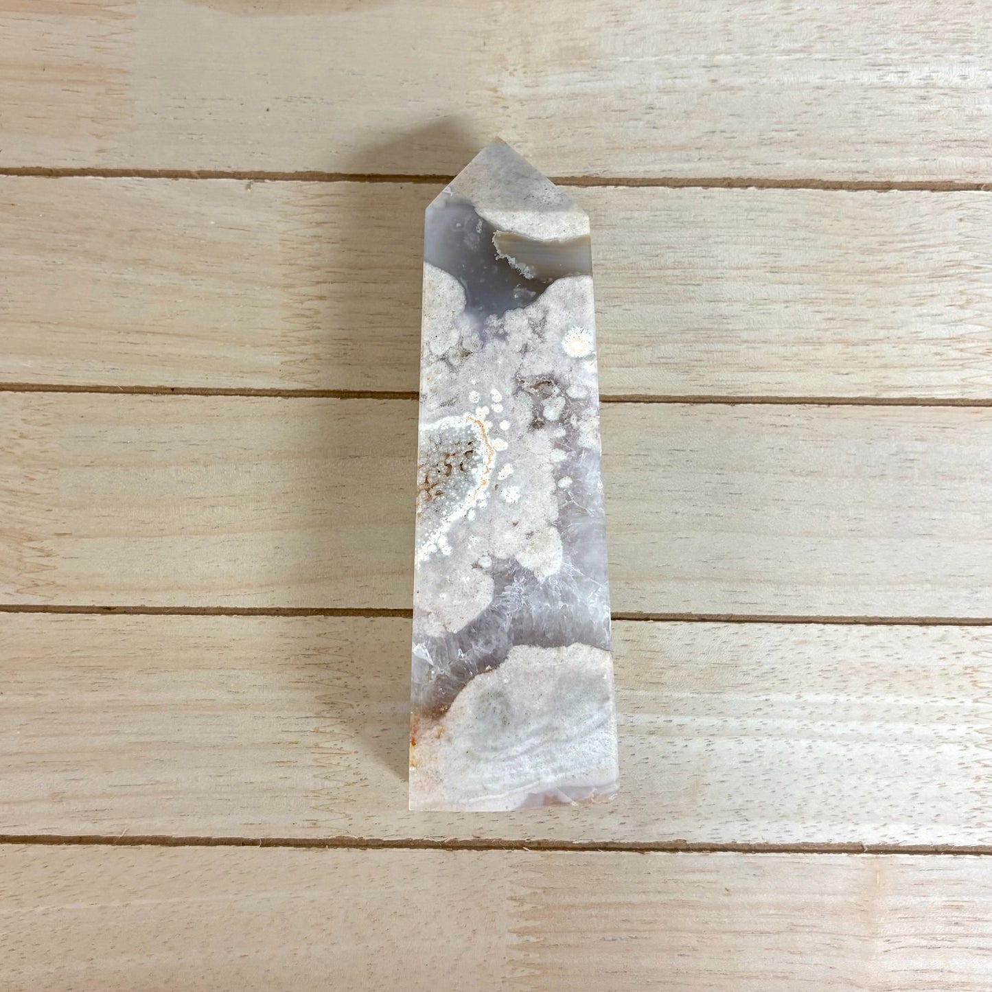 Pink Amethyst Flower Agate recently added