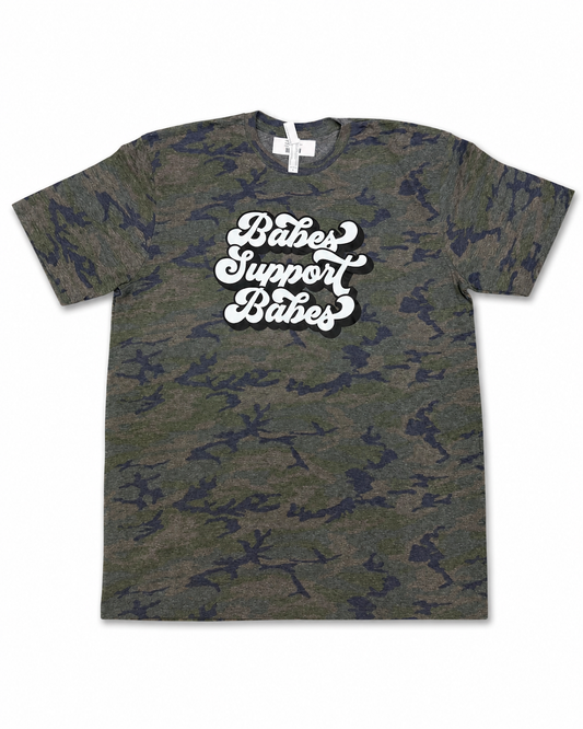 Retro Babes Camo Tshirt