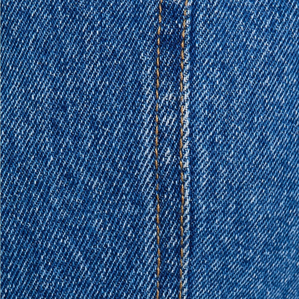 Short Sleeve Button Front Denim Top