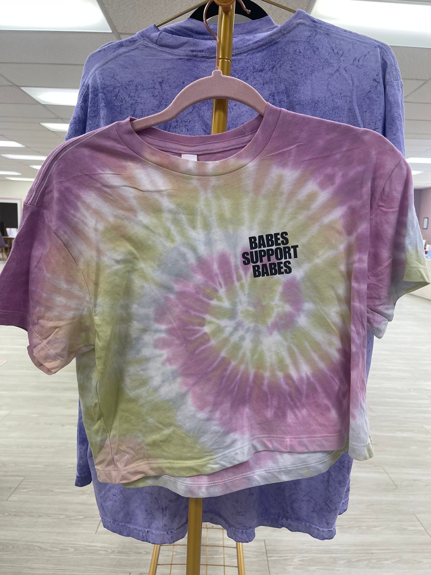 Tie Dye Babes Support Babes PINK