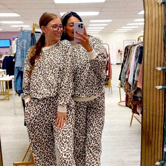Cheetah Sweat Set