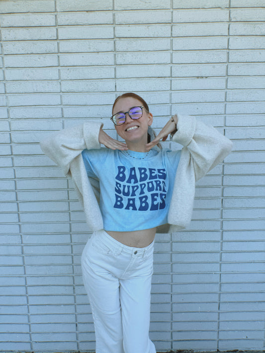 Babes Blue on Blue Tie-Dye