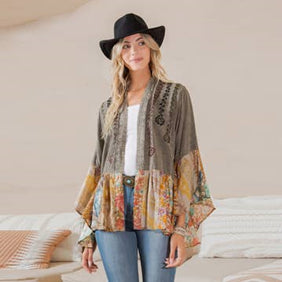 Vintage Bohemian Patchwork Shirt