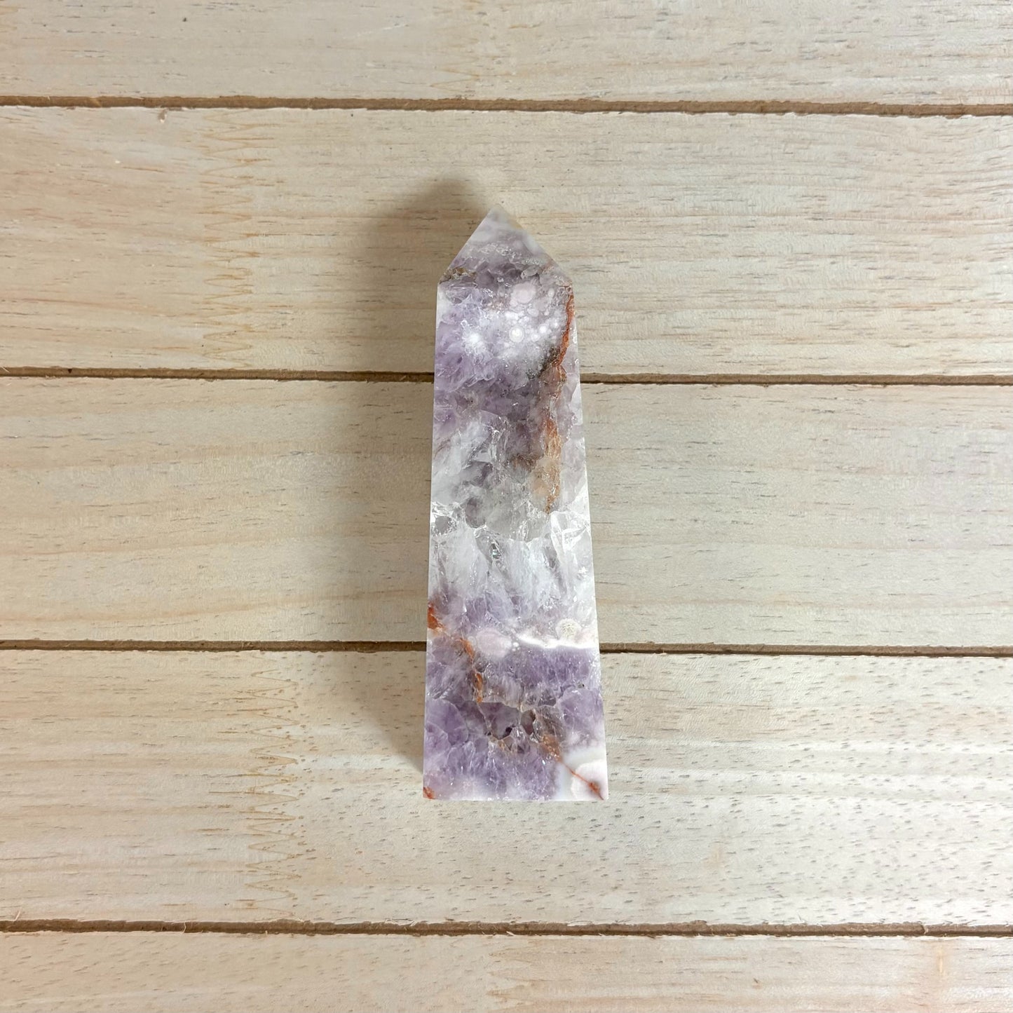 Pink Amethyst Flower Agate recently added