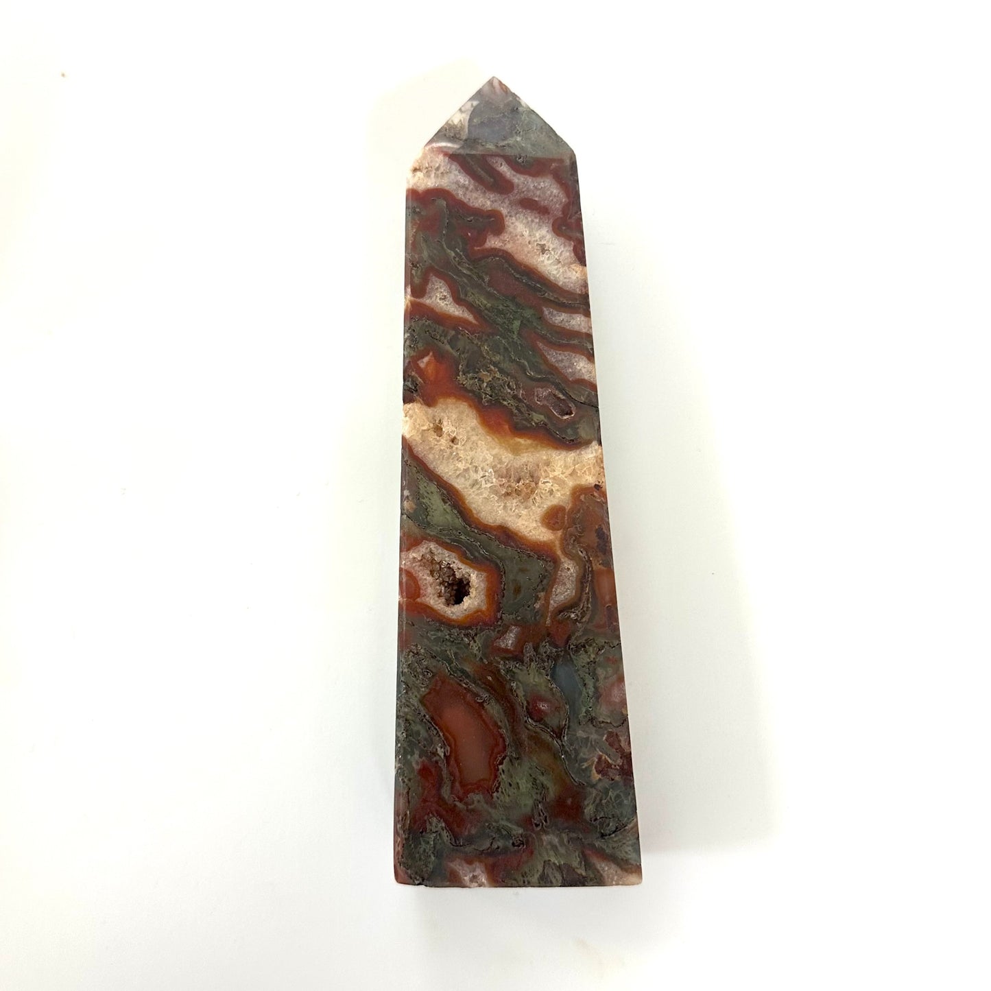 Carnelian Moss Agate recently added