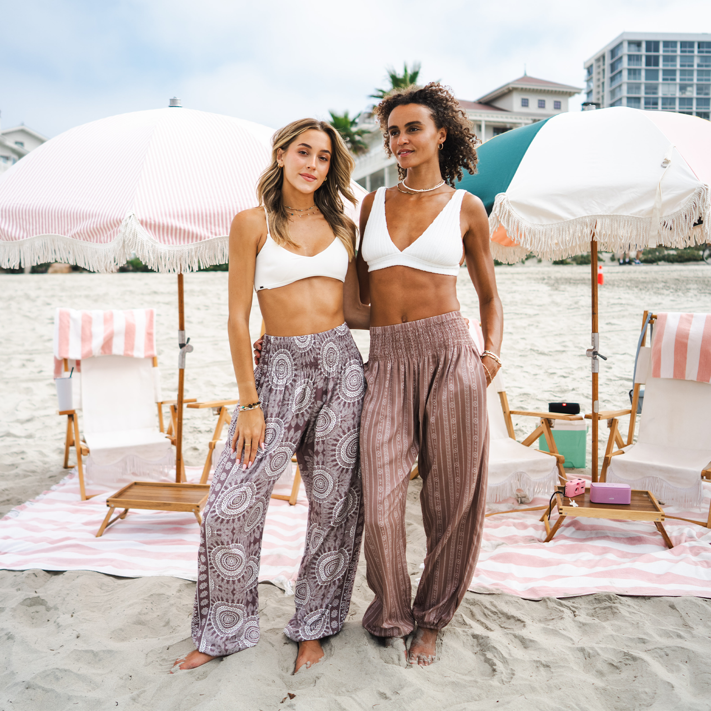 Yao Tribal Harem Pants with Pockets