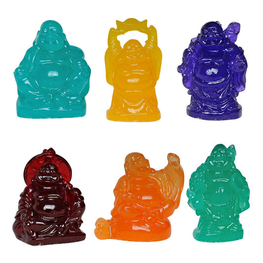 Color Resin Buddha - Set of 6