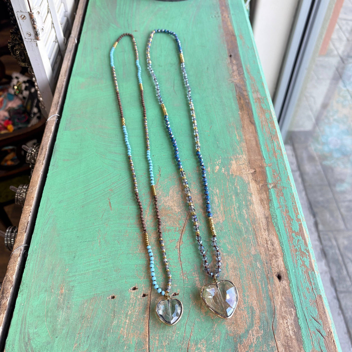 Crystal Heart Necklaces