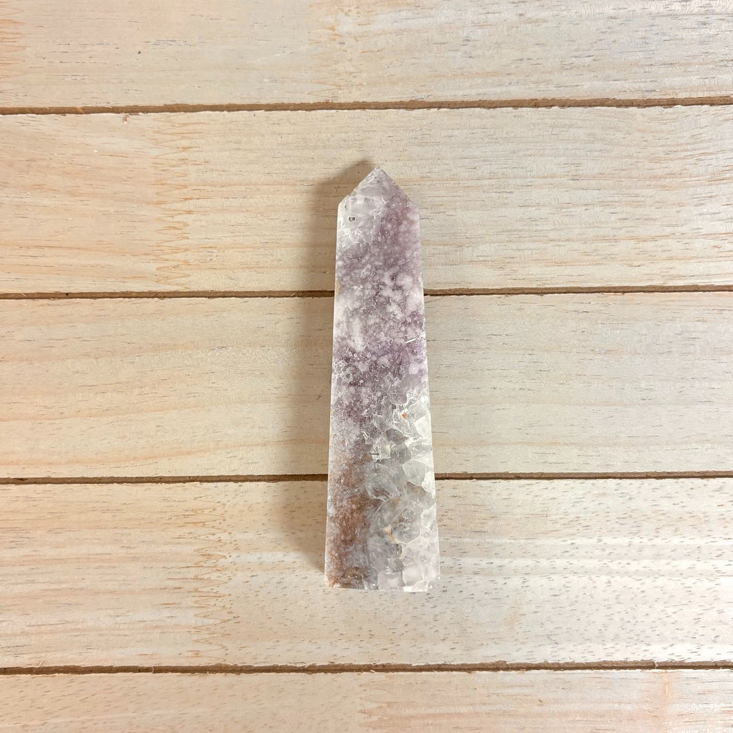 Pink Amethyst Flower Agate recently added