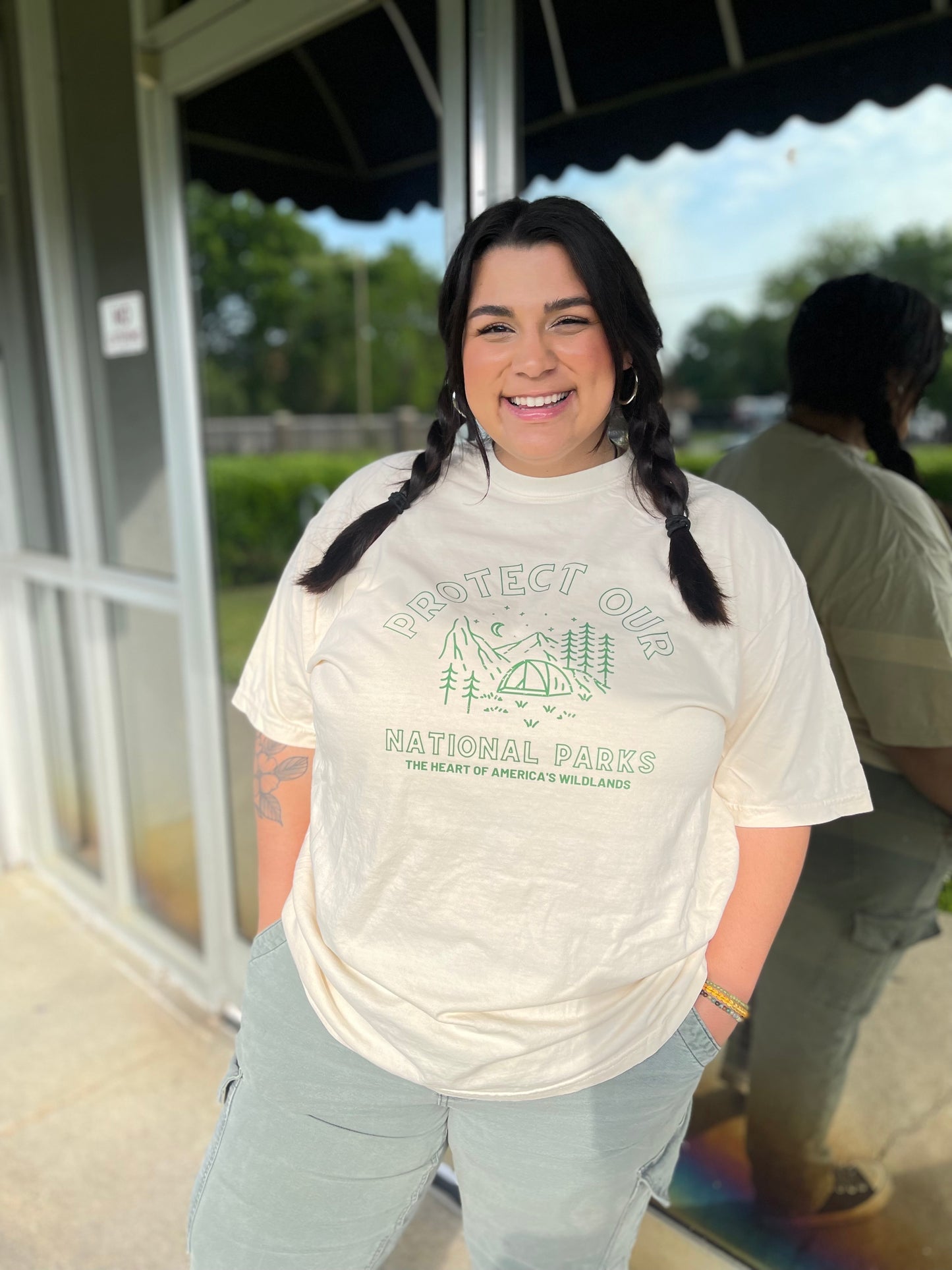 Protect Our National Parks T-Shirt in Cream