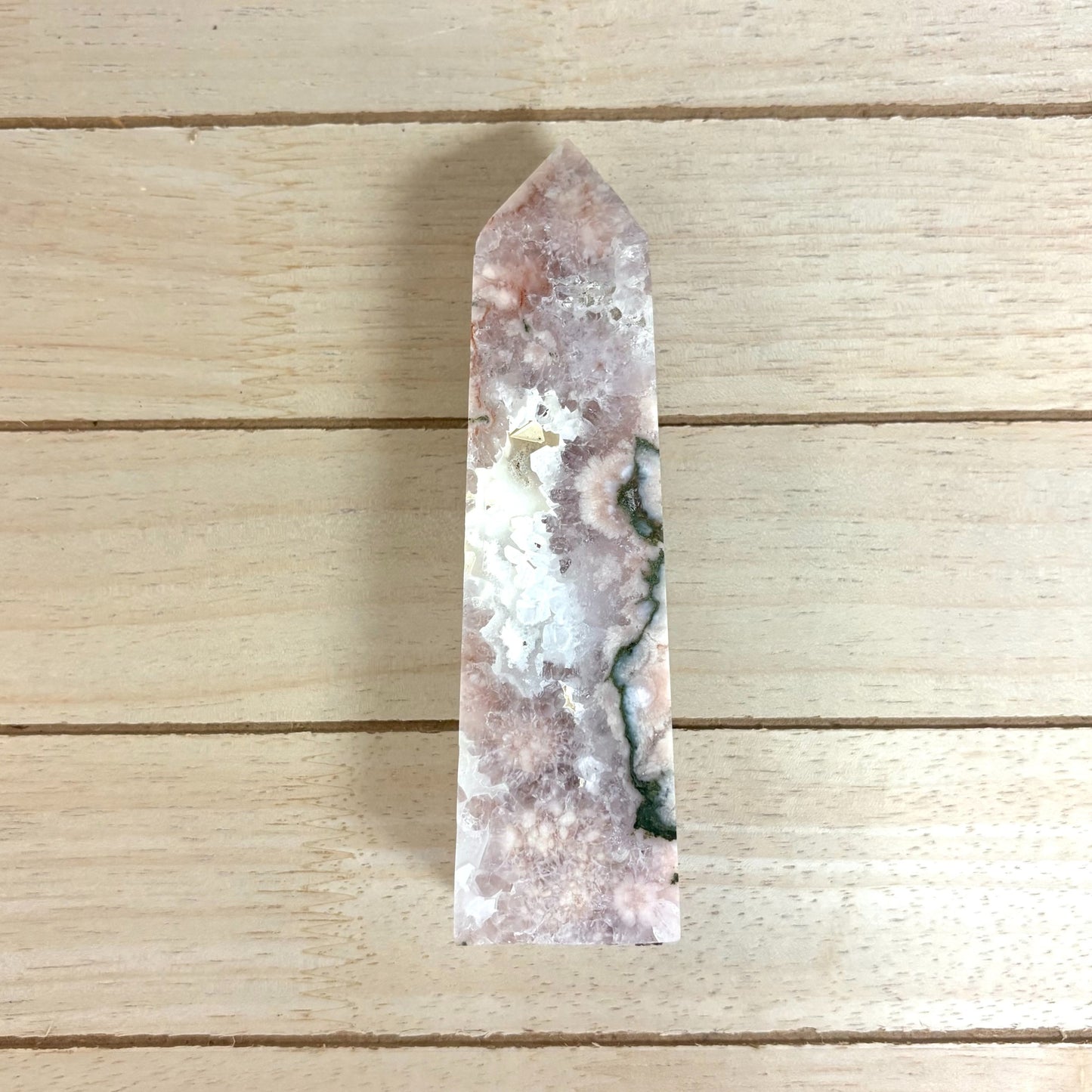 Pink Amethyst Flower Agate recently added