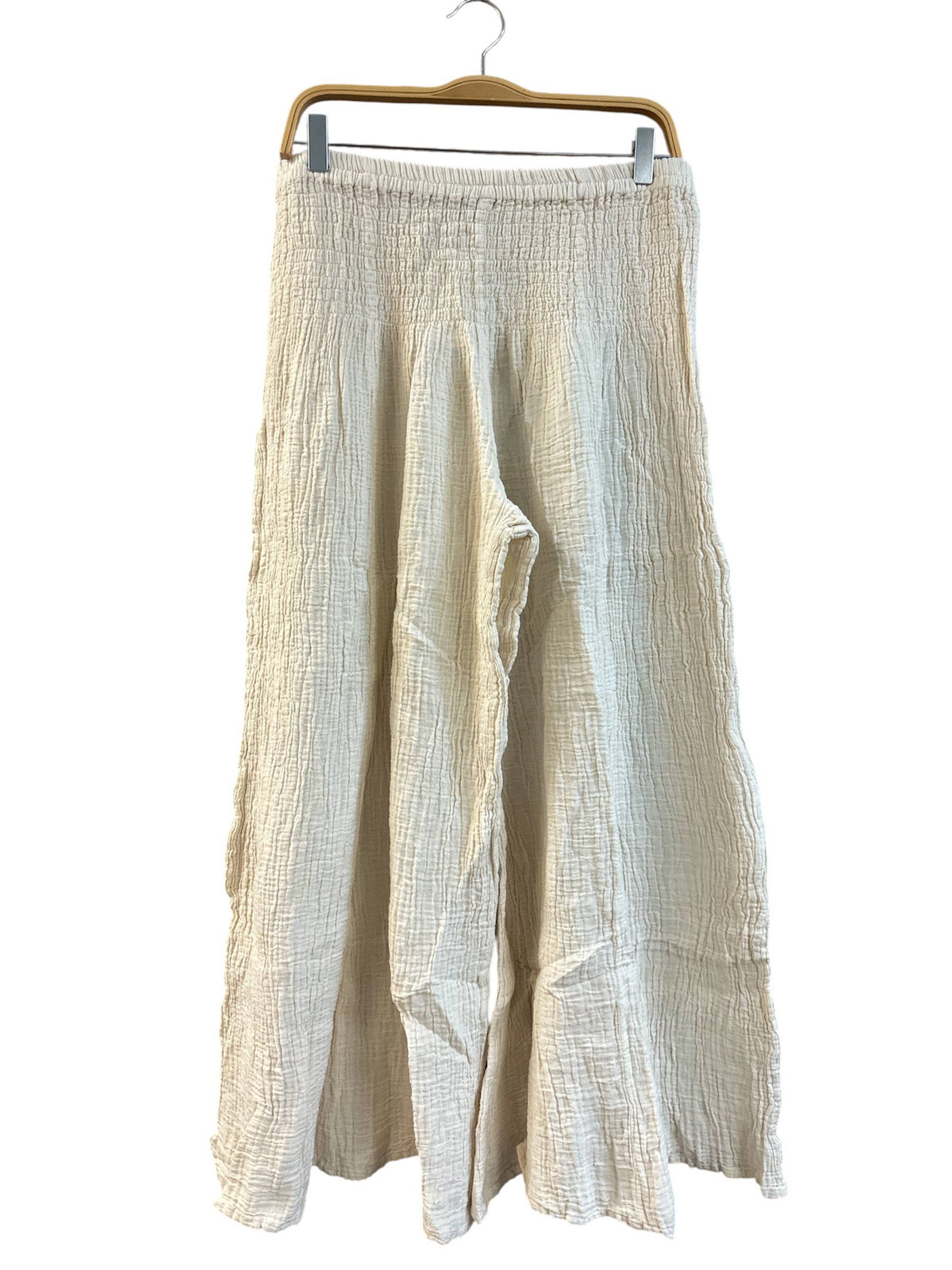 Cotton Elastic Waist OS Palazzo Pant KTK424