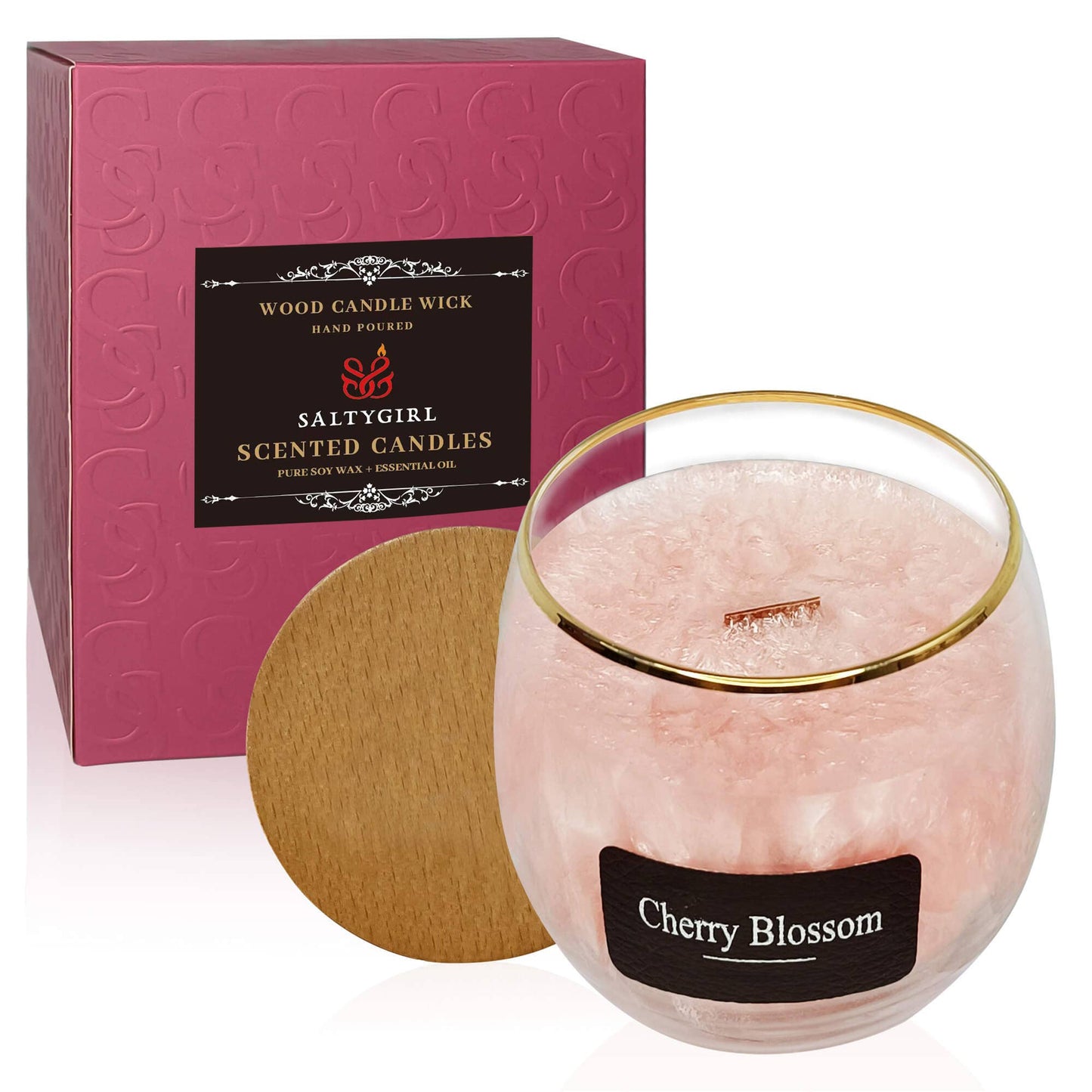 Aromatherapy Cherry Blossom Scented Soy Candles