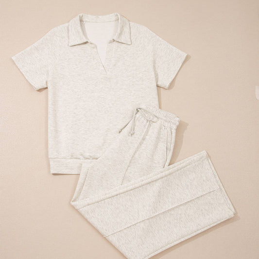 Polo V Neck Set