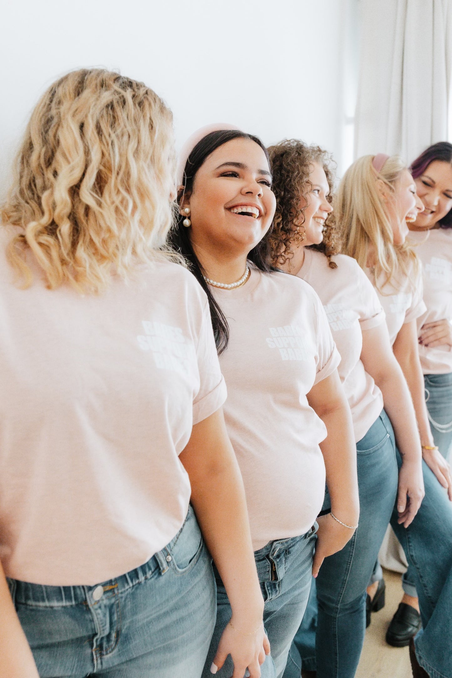 Pink Babes Support Babes Tee