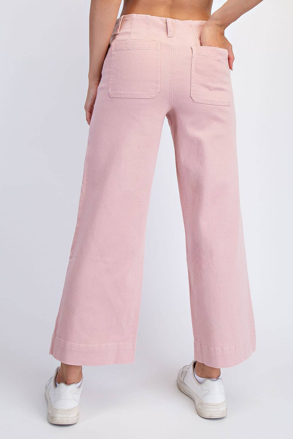Cotton Wide Leg Ankle
