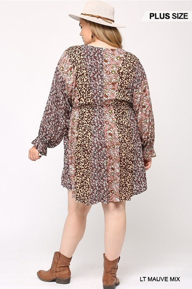 Dolman Sleeve Dress with Side Pockets