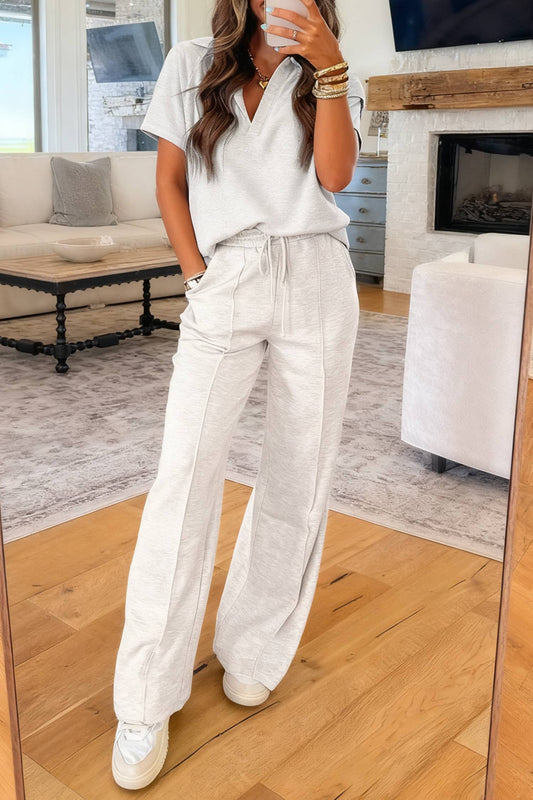 Polo V Neck Set