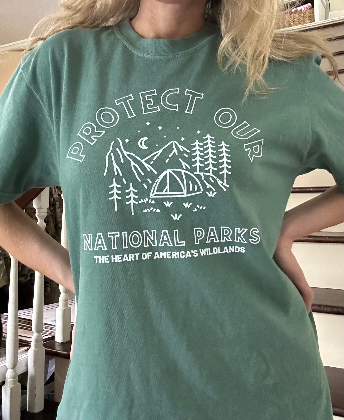 Protect Our National Parks T-Shirt in Green