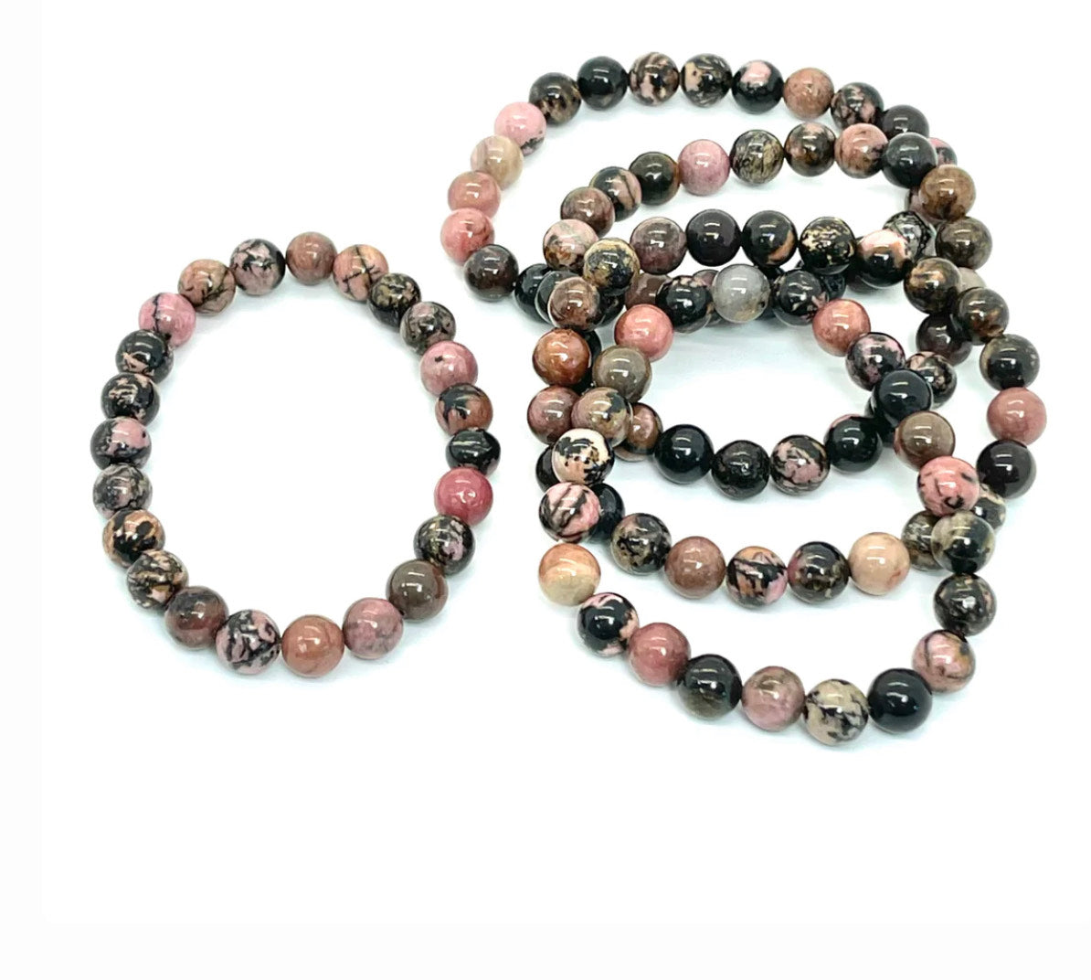 Rhodonite 8mm Bracelet