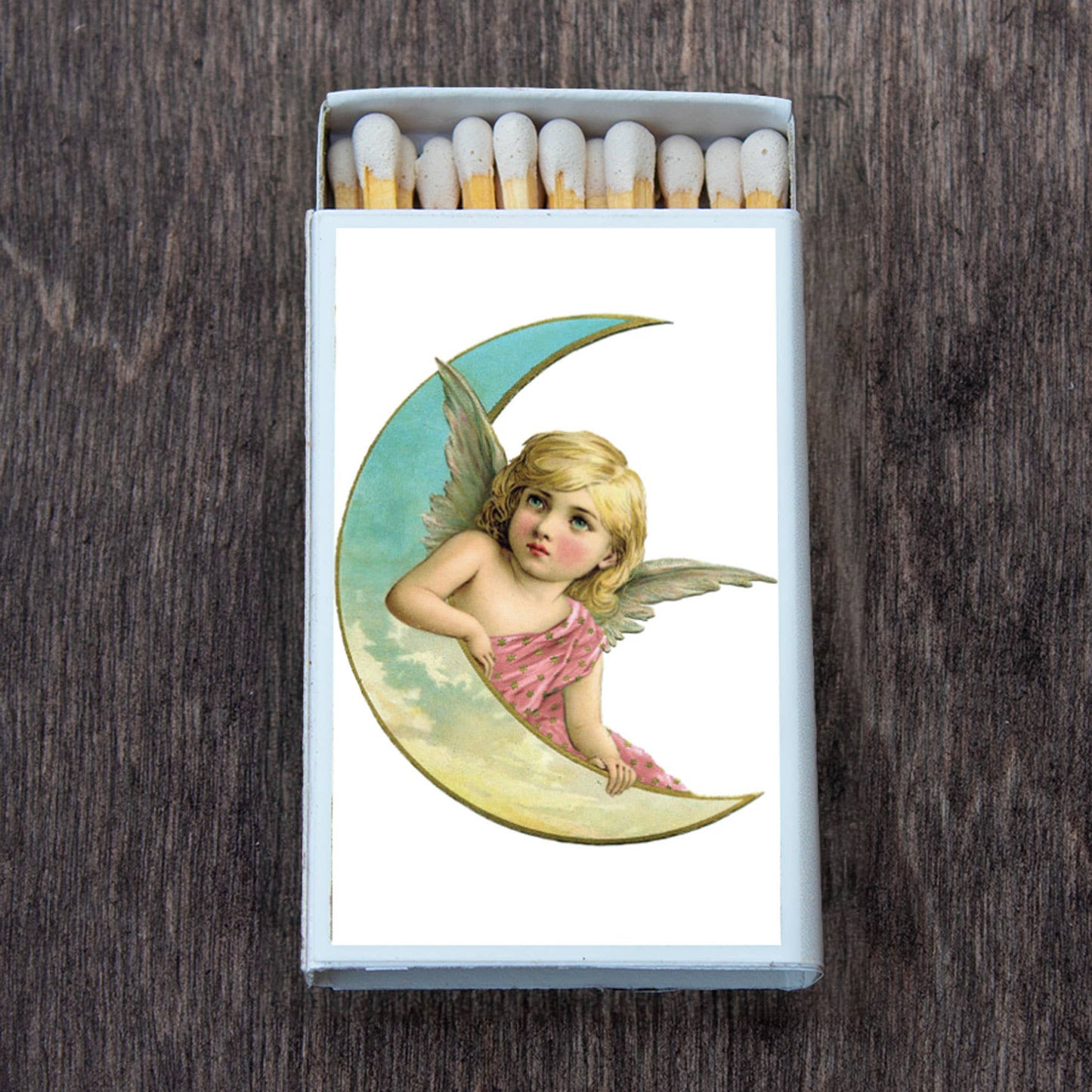 Angel in the Moon Matchbox