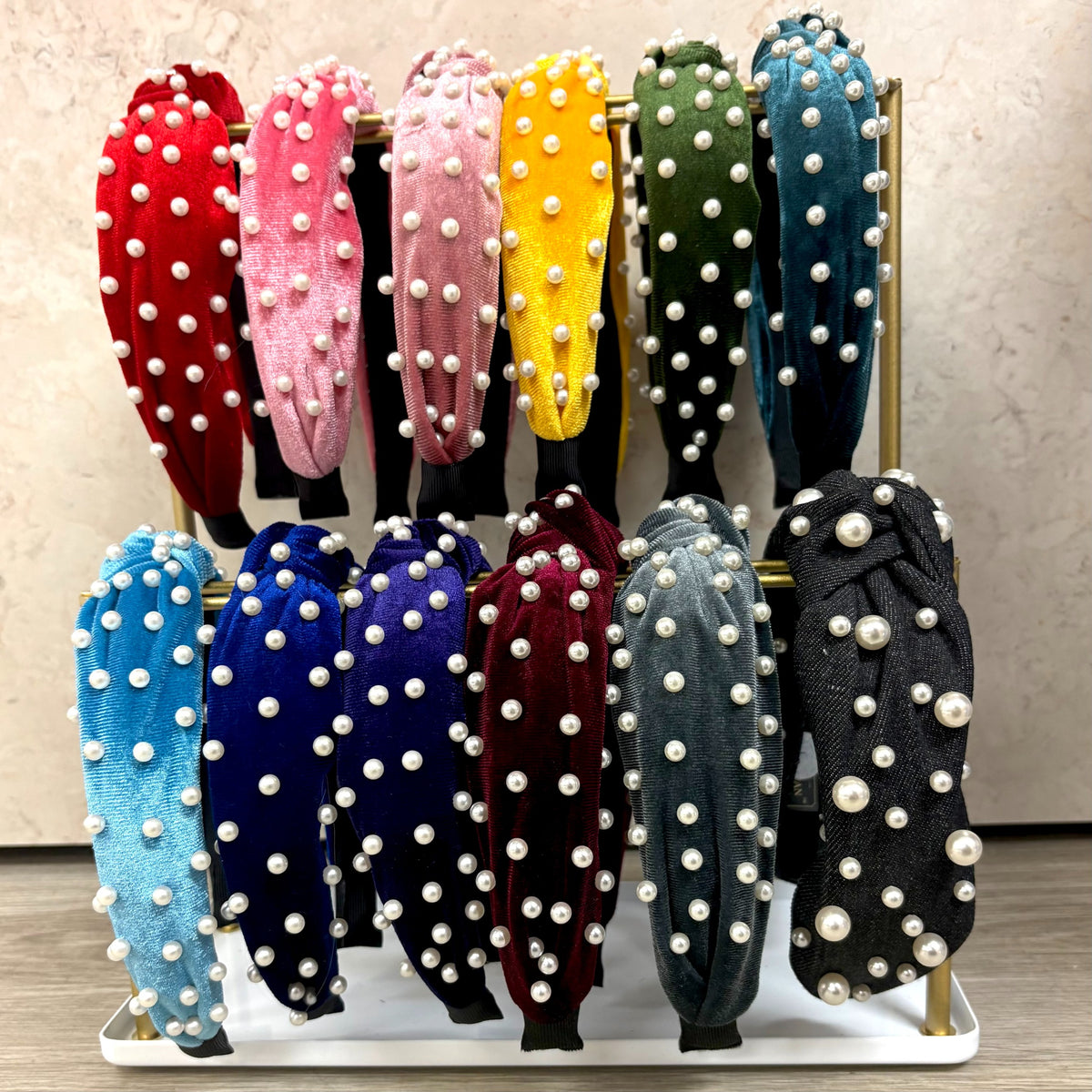 Pearl Knotted Headbands