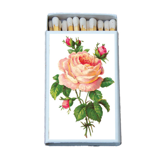 Flowers Vintage Rose Matchbox
