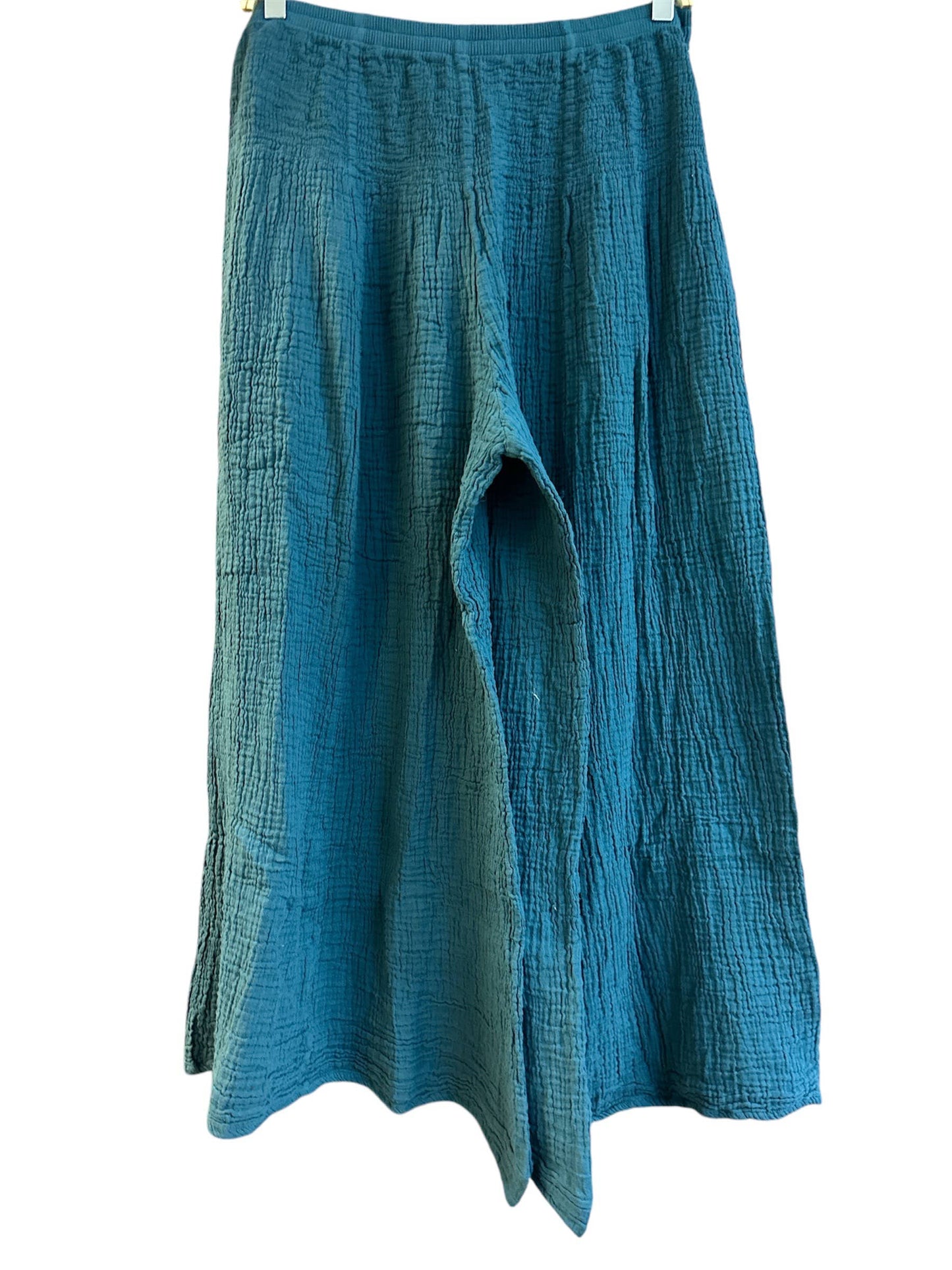 Cotton Palazzo Teal OS Yoga Pant KTK403