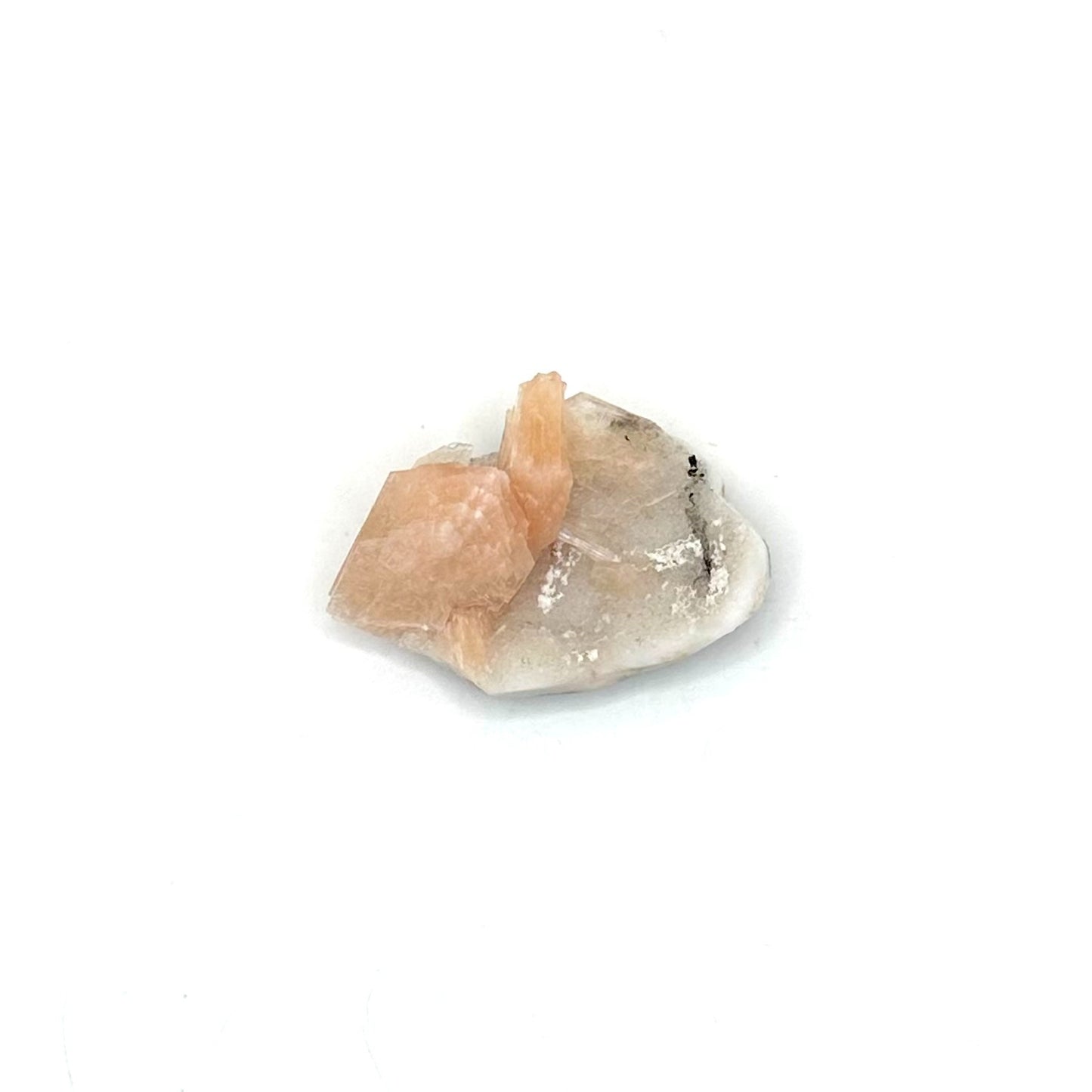 Stillbite on Druzy Chalcedony (SDCL) recently added