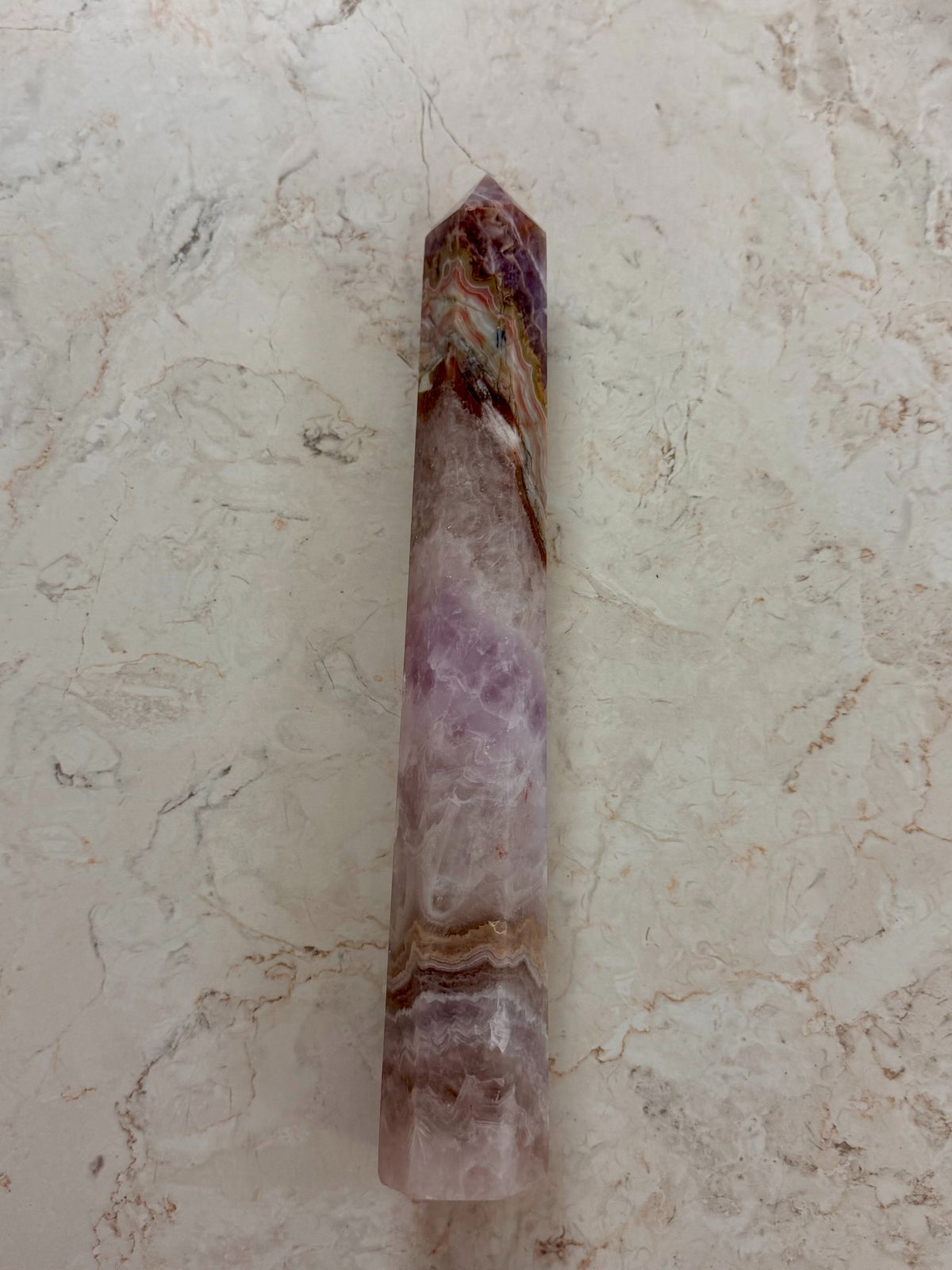 Josh's Amethyst Agate Tower Large