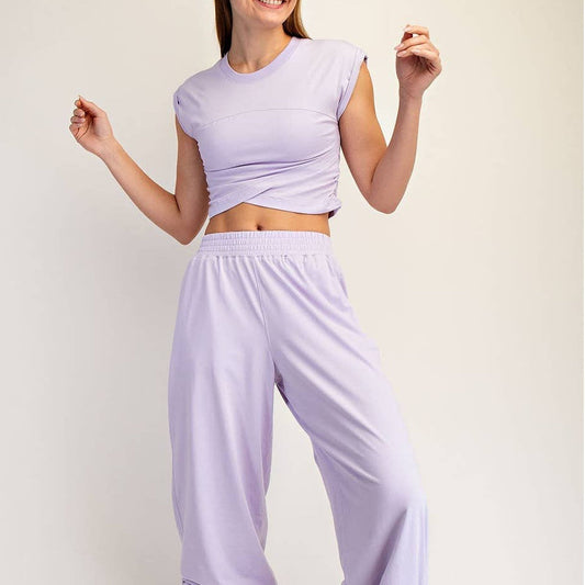 Cotton Cross over Set