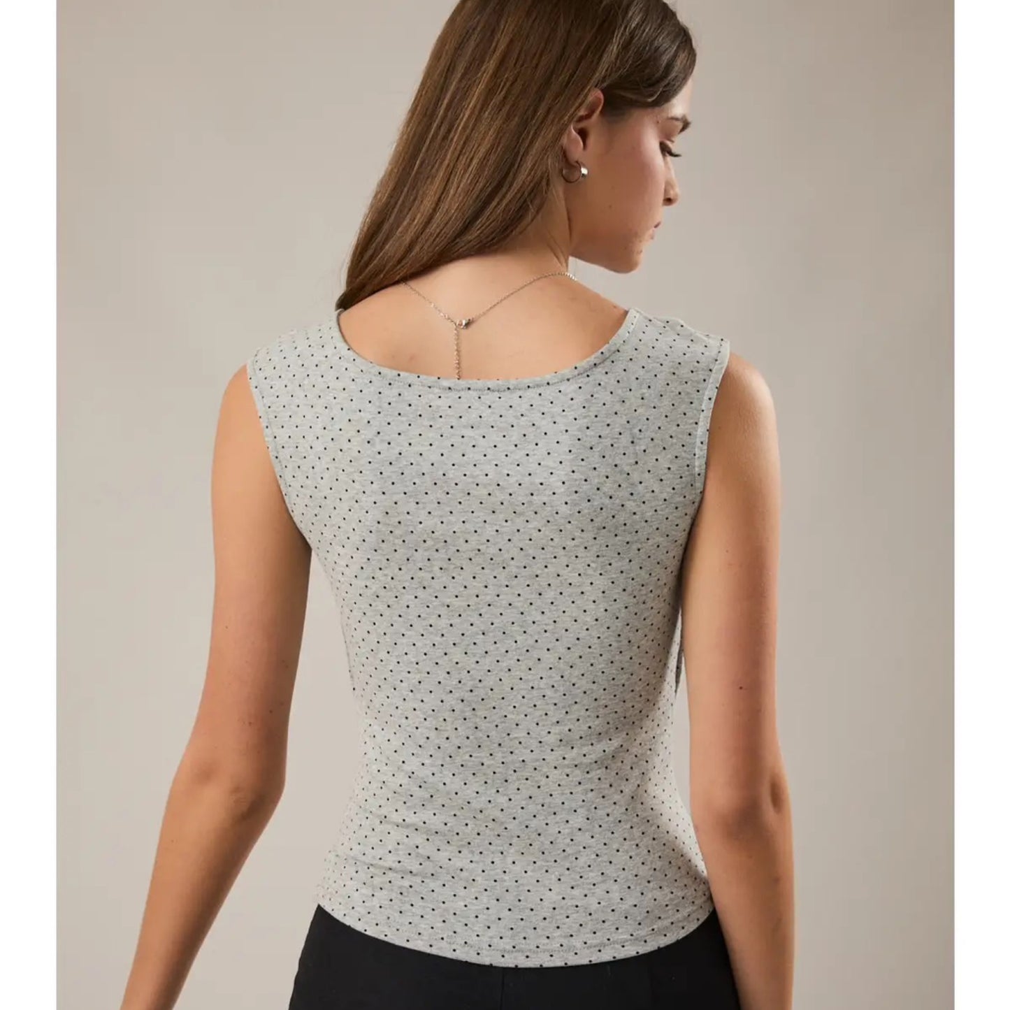 Boat Neck Knit Top