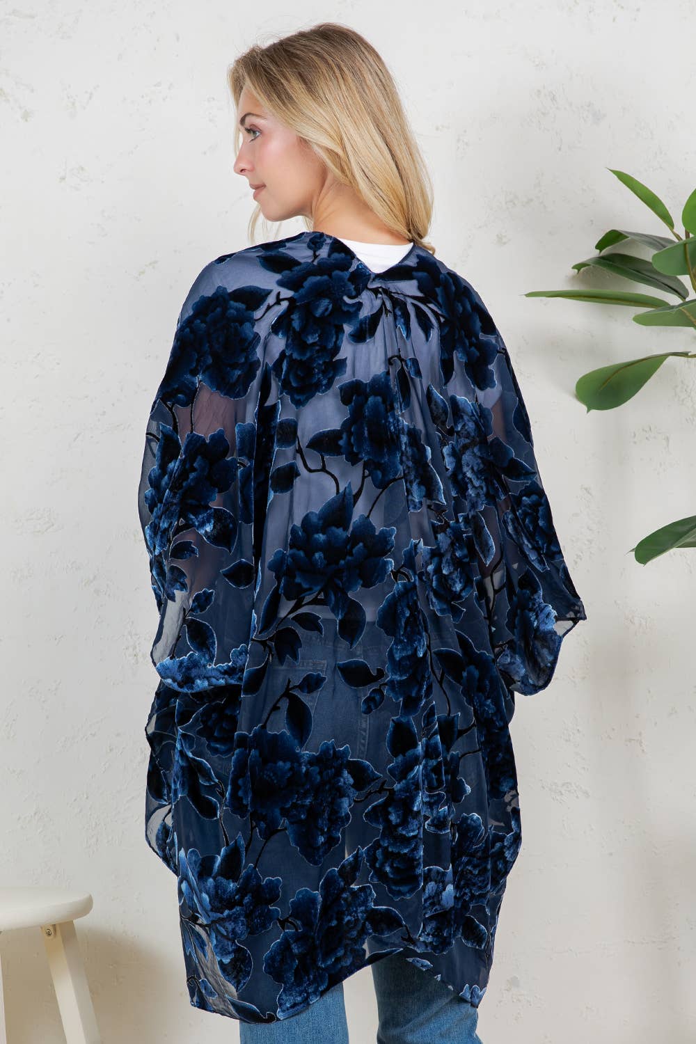 Bohemian Burnout Velvet Kimono