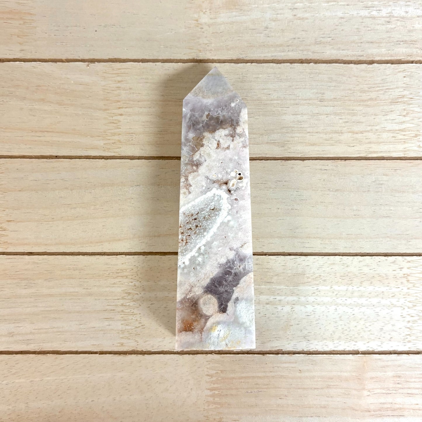 Pink Amethyst Flower Agate recently added