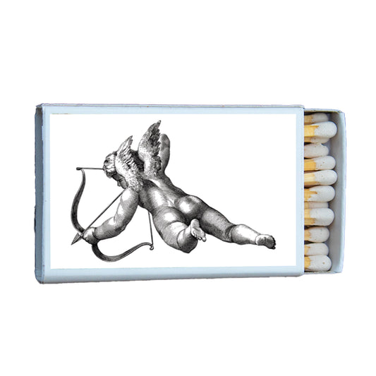 Black & White Cupid Matchbox